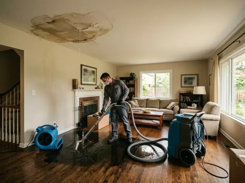 attic-pipe-burst-ceiling-drip-008 — frequently asked questions, Water Damage Restoration & Carpet Care in Delaware, OH